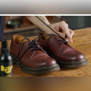 Dr Martens Classic Burgundy Leather oxford Shoes